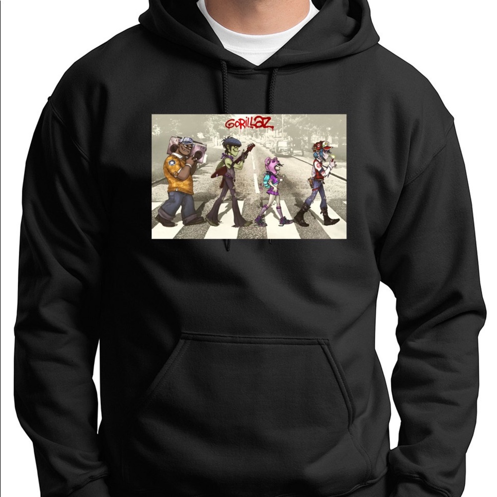 Gorillaz ‘Abbey Road’ Black Hoodie
